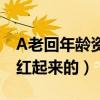 A老回年龄资料简介（扒一扒A老回年是怎么红起来的）