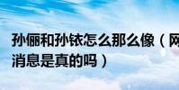 孙俪和孙铱怎么那么像(网传两人是亲姐妹的消息是真的吗)