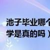 池子毕业哪个大学（天涯扒池子并没有上过大学是真的吗）