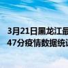 3月21日黑龙江最新疫情消息通报-黑龙江截至3月21日08时47分疫情数据统计情况