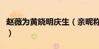 赵薇为黄晓明庆生(亲昵称呼显两人关系非凡)