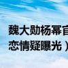 魏大勋杨幂官宣了吗（二舅沈腾意外说漏二人恋情疑曝光）