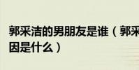 郭采洁的男朋友是谁(郭采洁与杨祐宁分手原因是什么)