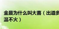 金晨为什么叫大喜(出道多年的她为何一直不温不火)