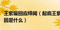 王紫璇回应绯闻(起底王紫璇与李现传绯闻起因是什么)