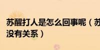 苏醒打人是怎么回事呢(苏醒被雪藏和打人有没有关系)