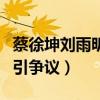 蔡徐坤刘雨昕两家粉丝开撕（谁才是全能ACE引争议）