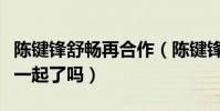 陈键锋舒畅再合作(陈键锋和舒畅两人真的在一起了吗)