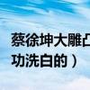 蔡徐坤大雕凸起的图片曝光（蔡徐坤是怎么成功洗白的）