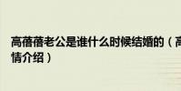 高蓓蓓老公是谁什么时候结婚的(高蓓蓓个人资料身高等详情介绍)