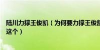 陆川力撑王俊凯(为何要力撑王俊凯做了什么事吗原因竟是这个)