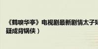 《鹤唳华亭》电视剧最新剧情太子妃下线(李一桐遭罗晋怀疑成背锅侠)