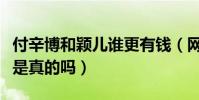 付辛博和颖儿谁更有钱(网曝颖儿是个有钱人是真的吗)