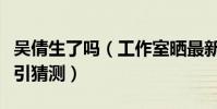吴倩生了吗(工作室晒最新视频体态变化明显引猜测)