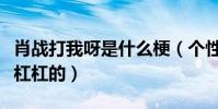 肖战打我呀是什么梗(个性嚣张在线挨打演技杠杠的)