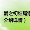爱之初结局谢桥最后和谁在一起（爱之初剧情介绍详情）