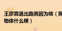 王彦霖退出跑男因为啥(网传节目中漏出红色物体什么梗)