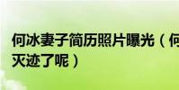 何冰妻子简历照片曝光(何冰为什么现在消声灭迹了呢)