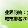业界问答：全球最富有的十大城市_全球十大城市排名2017