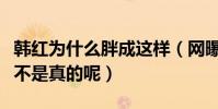 韩红为什么胖成这样(网曝韩红的穿搭显瘦是不是真的呢)
