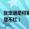 张定涵是何赛飞女儿吗（多次和老戏骨合作就是不红）