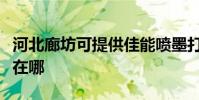 河北廊坊可提供佳能喷墨打印机维修服务地址在哪