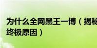 为什么全网黑王一博(揭秘王一博被全网黑的终极原因)