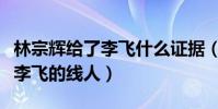林宗辉给了李飞什么证据(为啥林宗辉甘愿做李飞的线人)