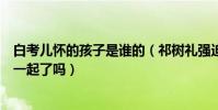 白考儿怀的孩子是谁的(祁树礼强迫白考儿是真的吗结局在一起了吗)