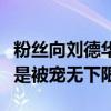 粉丝向刘德华求婚（获得回应好甜做他粉丝真是被宠无下限）