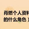 肖燃个人资料大曝光（他在身为一个胖子中演的什么角色）