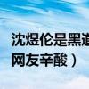 沈煜伦是黑道吗（与沈肯尼终于修成正果看的网友辛酸）