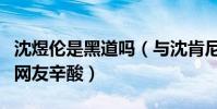 沈煜伦是黑道吗(与沈肯尼终于修成正果看的网友辛酸)
