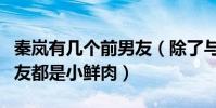 秦岚有几个前男友(除了与陆川黄晓明绯闻男友都是小鲜肉)