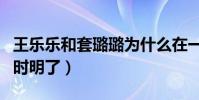 王乐乐和套璐璐为什么在一起(看到女方妈妈时明了)