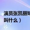 演员张凯丽嫁过几个老公（张凯丽的现任老公叫什么）