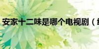 安家十二味是哪个电视剧(给大家介绍一下)