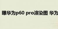 曝华为p60 pro渲染图 华为P60渲染图曝光
