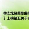林志炫经典歌曲推荐（林志炫十大经典歌曲排行榜：《离人》上榜第五关于青春）