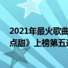 2021年最火歌曲超甜（2021好听的甜蜜歌曲top10：《有点甜》上榜第五遇见便是幸运）