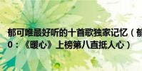 郁可唯最好听的十首歌独家记忆(郁可唯最好听的歌曲top10:《暖心》上榜第八直抵人心)