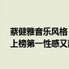 蔡健雅音乐风格（蔡健雅十大热门音乐排行榜：《空白格》上榜第一性感又热烈）