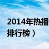2014年热播电视剧排行榜（2014热播电视剧排行榜）