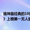 杨坤最经典的10首歌（杨坤十大经典歌曲排行榜：《无所谓》上榜第一无人能及）