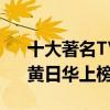 十大著名TVB男明星（周润发第一郑少秋、黄日华上榜）