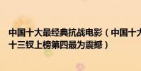 中国十大最经典抗战电影(中国十大战争电影排行榜:金陵十三钗上榜第四最为震撼)