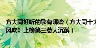 方大同好听的歌有哪些(方大同十大热门歌曲排行榜:《春风吹》上榜第三惹人沉醉)