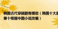 韩国古代穿越剧有哪些(韩国十大最好看的穿越剧信义上榜第十根据中国小说改编)