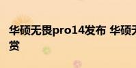 华硕无畏pro14发布 华硕无畏Pro15 2022图赏