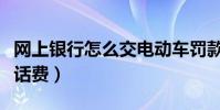 网上银行怎么交电动车罚款(网上银行怎么交话费)